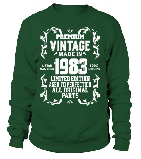 Premium Vintage 1983 Women's Sweatshirt