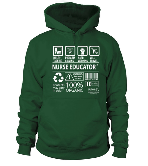 Nurse Educator T Shirt - Multitasking Job Gift Ite Men's Hoodie