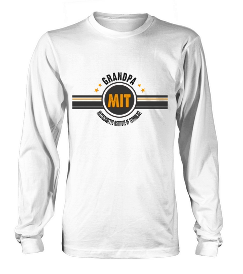 Massachusetts Institute of Technology Grandpa Awesome Family Gift Long sleeved Unisex