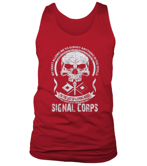 ARMY SIGNAL CORPS MY CRAFTArmy collection Tank Top Unisex