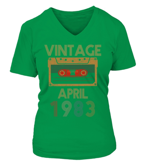 Vintage avril 1983 V-neck T-Shirt Woman