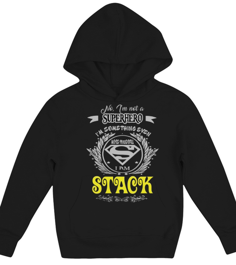 STACK . superhero STACK Kids Hoodie