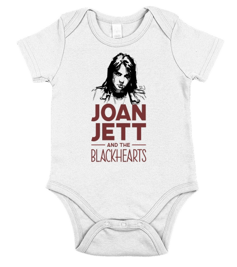 Joan Jett and the Blackhearts Tshirt Short Sleeve Baby One-Piece