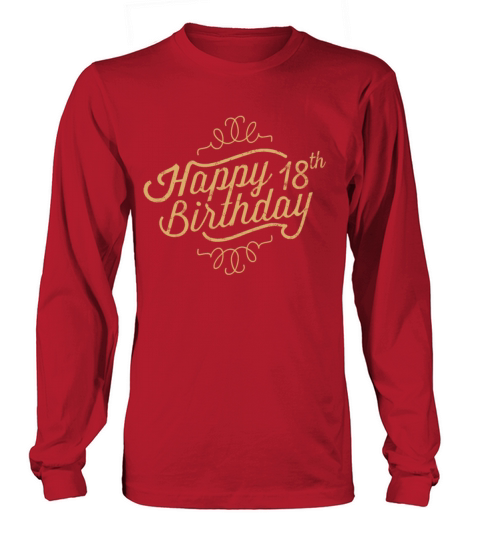 Happy 18th Birthday Women's Long Sleeve