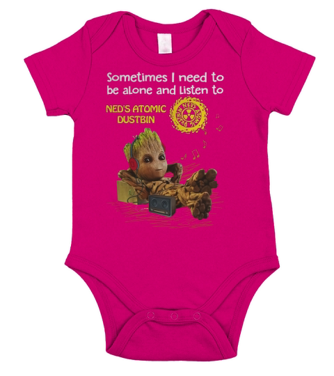 Need to be alone and listen to Ned s Atomic Dustbin Short Sleeve Baby One-Piece