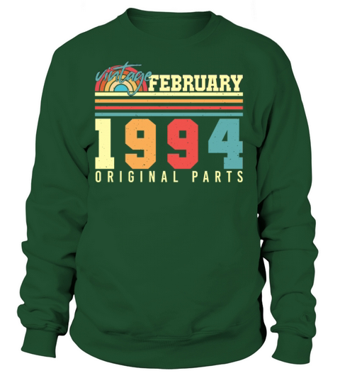 Gift Idea Vintage February 1994 Women's Sweatshirt